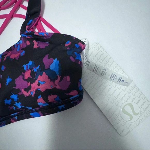 🆕💜 Lululemon Free to Be Wild Bra - Dandy Digie Multi Boom Juice - Picture 4 of 10